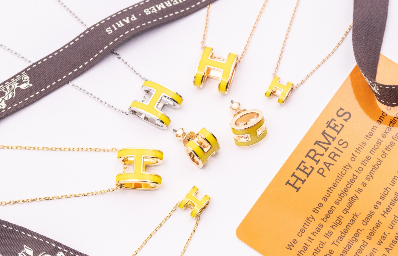 Hermes Enamel Curved H Necklace: A Timeless Ode To Craftsmanship And Individuality