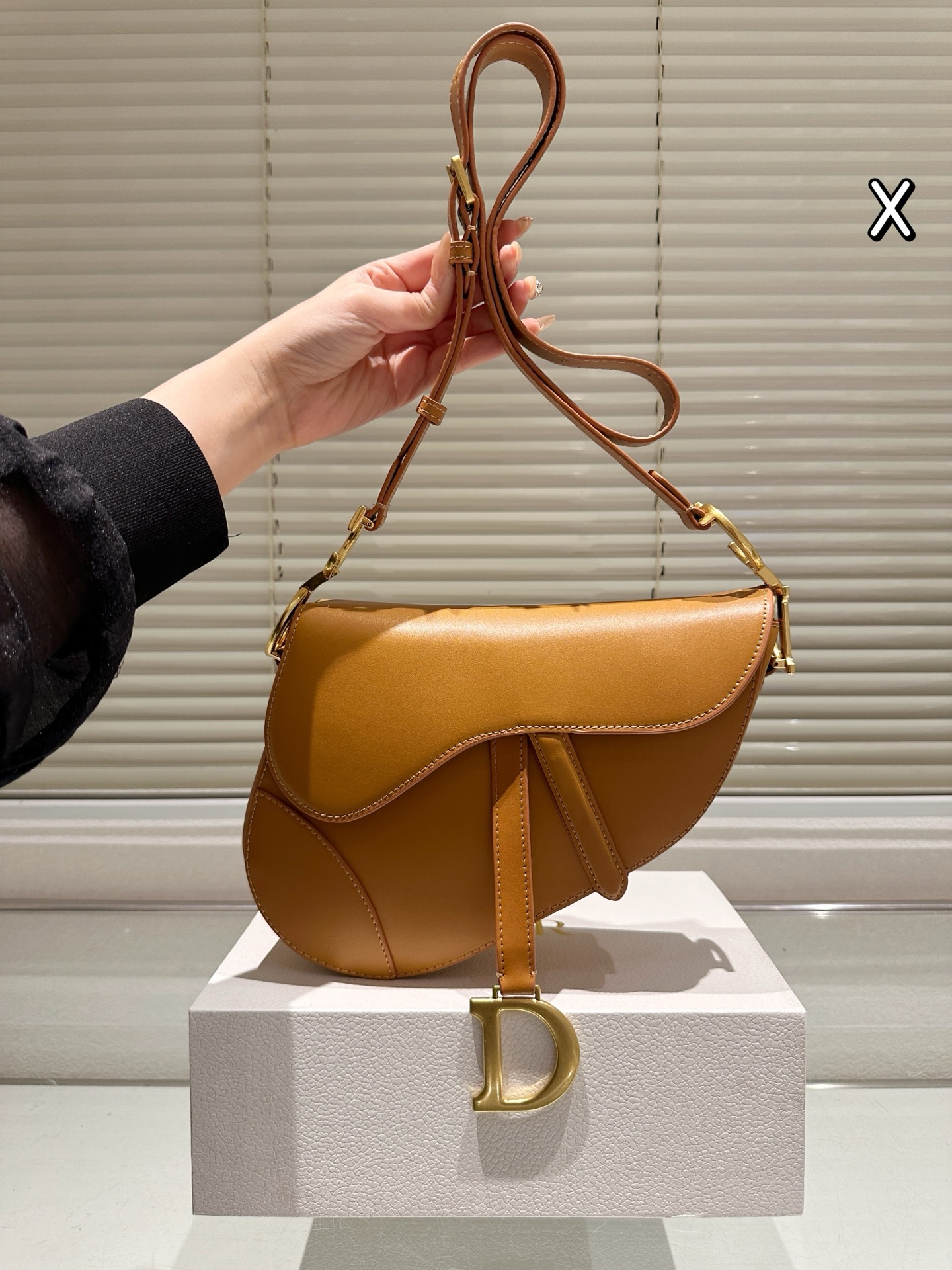 Dior Saddle Bag In Smooth Blue Calfskin, Summer Wave2 Collection