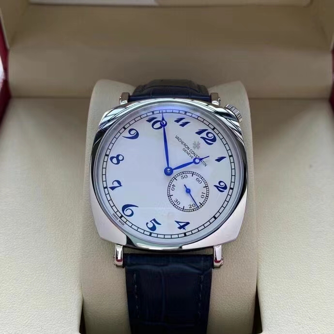 Vacheron Constantin Square Retro Masterpiece, 40mm Square 18k White Gold With Angular Brushed/polished Finish, Double-domed Anti-reflective Sapphire