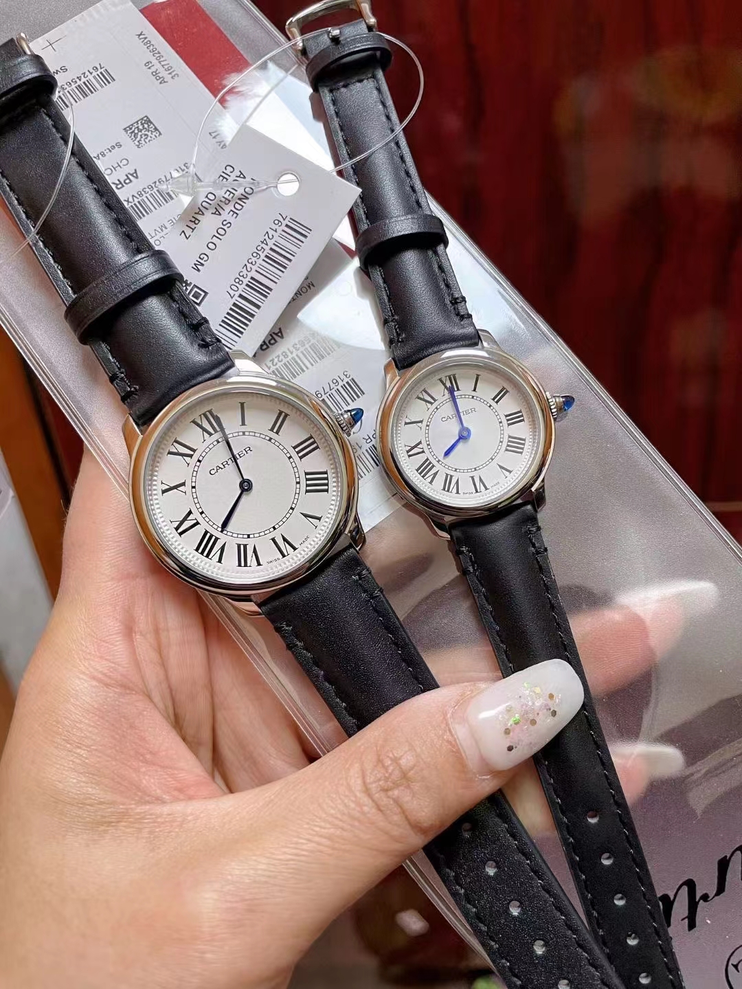 Cartier Ronde Must De Londres Collection: Timeless Elegance, Reimagined, Redesigned Case, Silver Sandblasted Dial, Cabochon-cut Spinel Crown