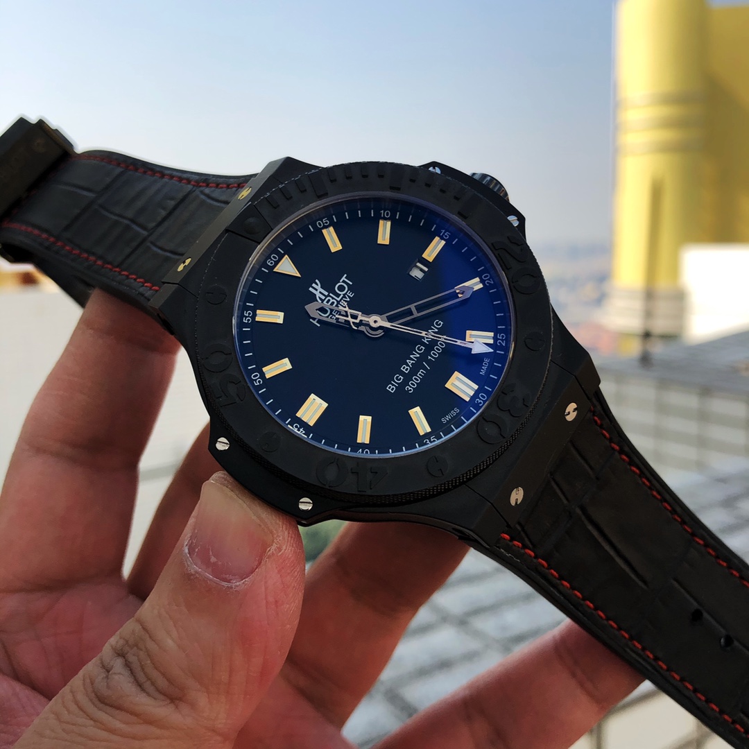 Hublot Multi-function Men's Mechanical Watch, Powered By A High-performance Citizen-derived Mechanical Engine, Multi-function Display, 48-hour Power Reserve, Sapphire Crystal, Imported Citizen Automatic Movement